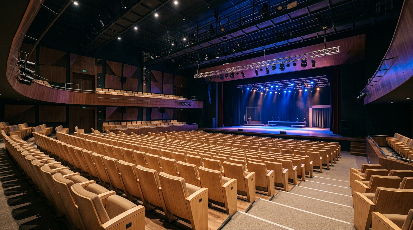 Interior do Teatro Zélia Olguin